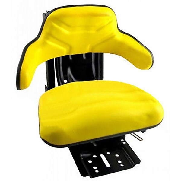 Aftermarket S830688E New Vinyl Seat Fits John Deere Tractor 810 820 830 840 920 940 1020 Plus SEQ90-0029 - main